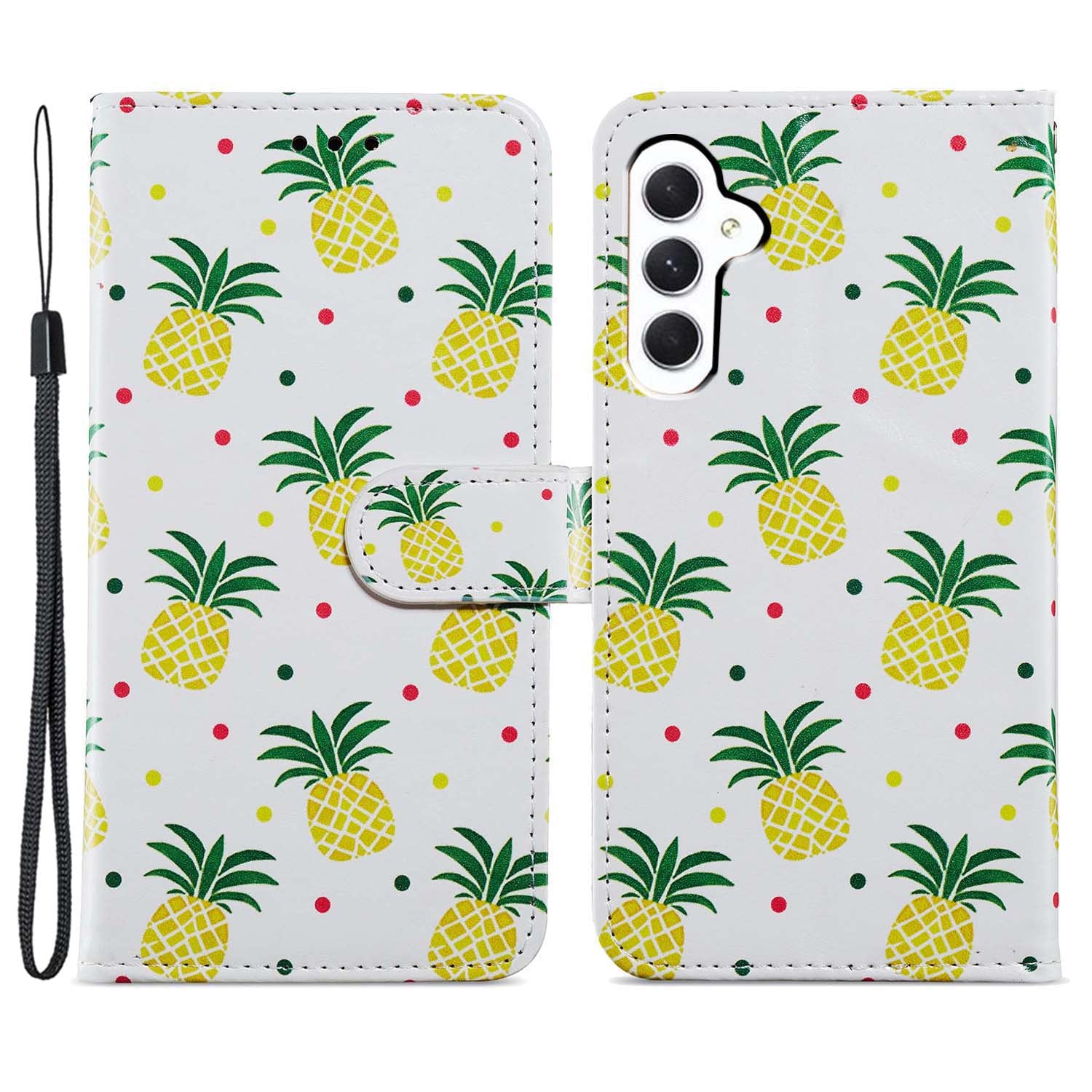 For Samsung Galaxy A25 5G PU Leather Pattern Printing Phone Case Stand Flip Wallet Cover with Strap For Samsung Galaxy A25 5G PU Leather Pattern Printing Phone Case Stand Flip Wallet Cover with Strap